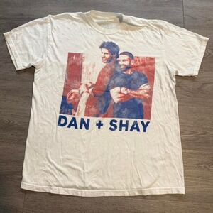 2024 Dan + Shay Heartbreak On The Map Tour T-Shirt Size XL Concert Dates Graphic